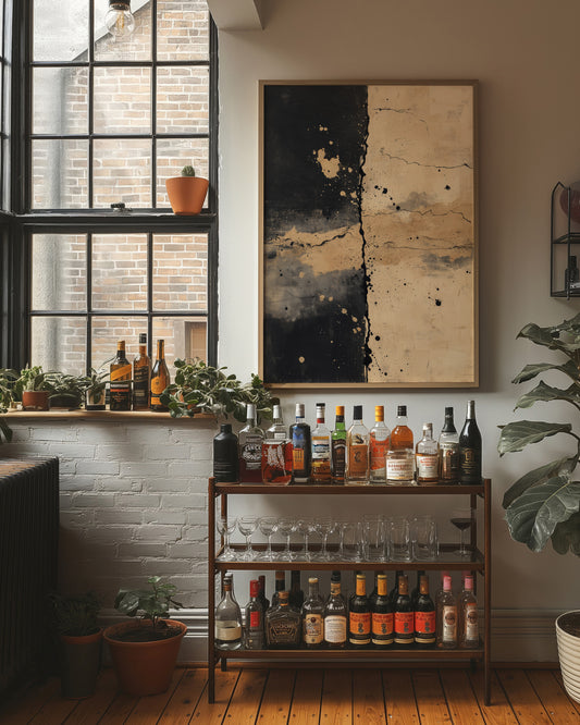 Ink Spills Into Desert Sand