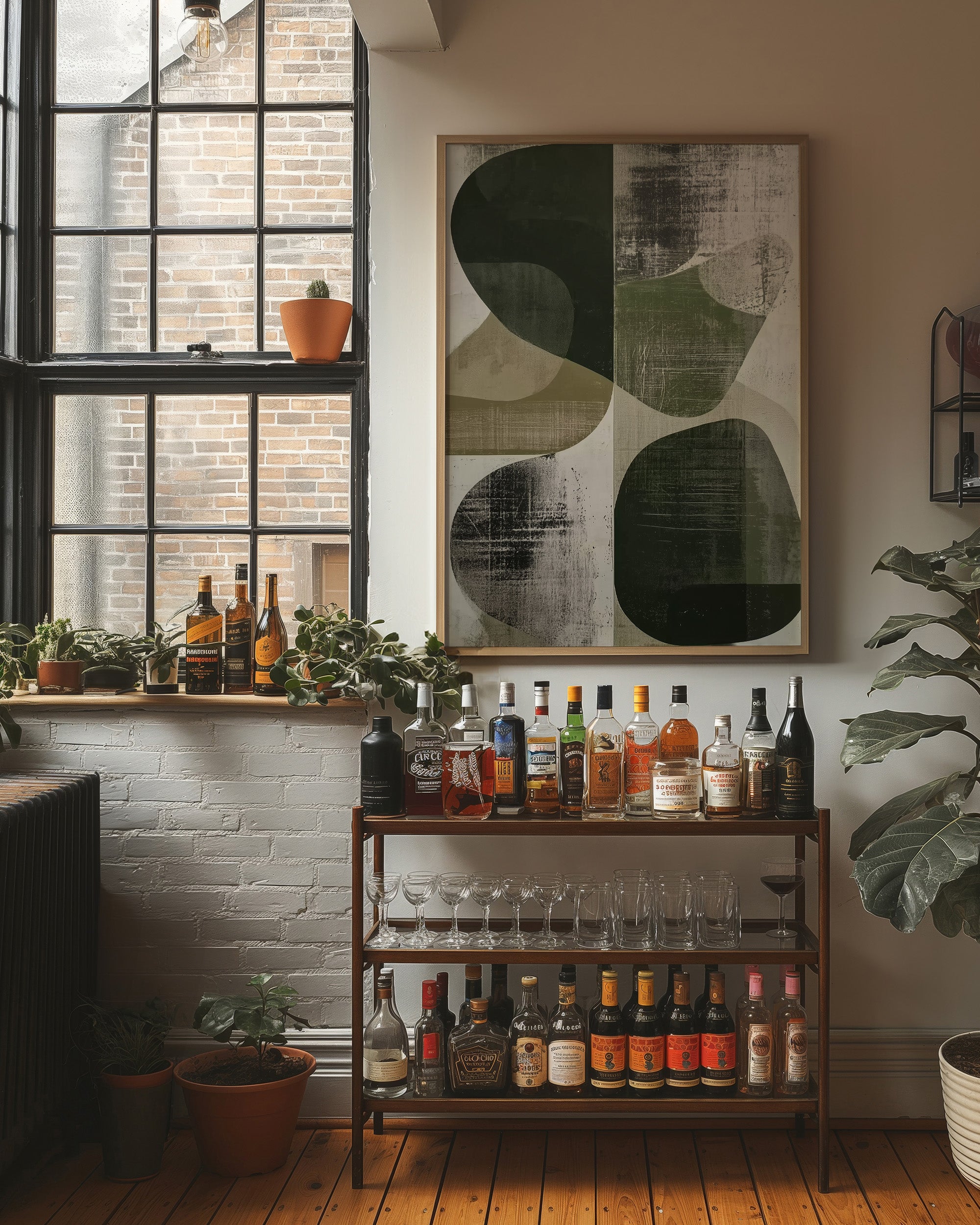 Olive Circles Dance In Light