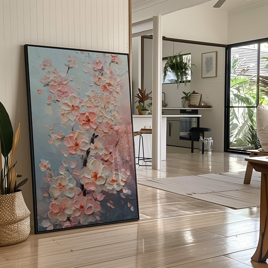 Blush Petals Dance In Spring