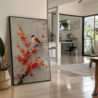 Plum Blossoms Welcome Spring's Song