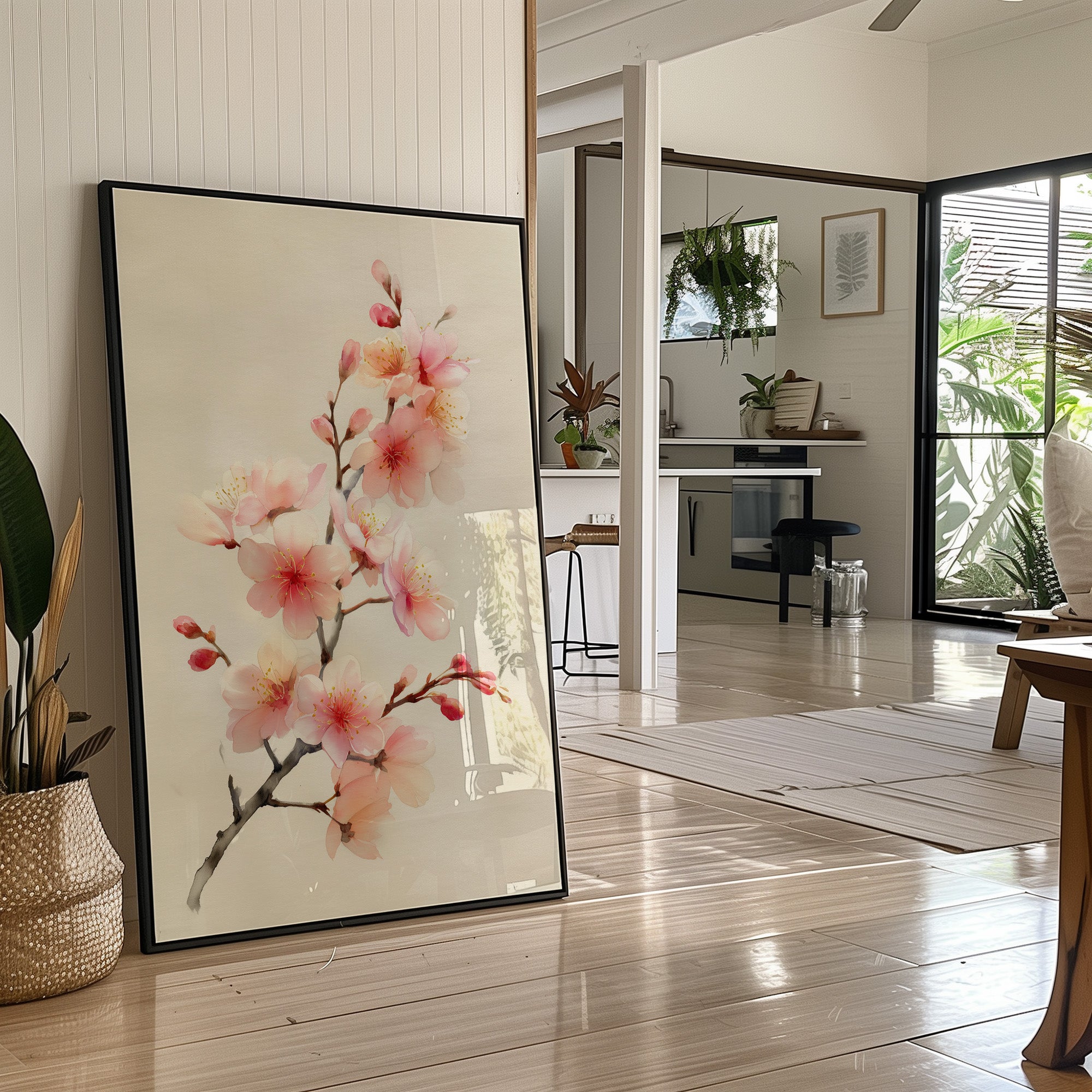 Cherry Blossoms Above Evening Spirits
