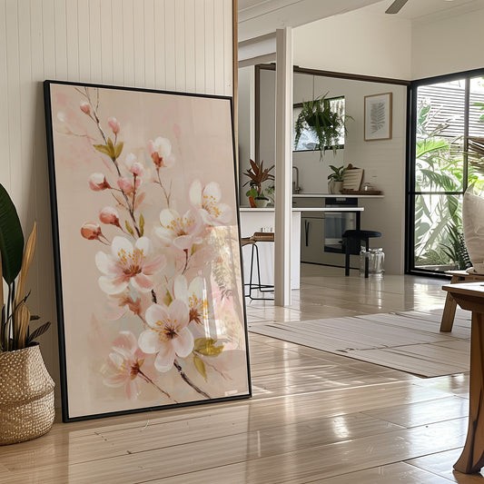 Cherry Blossoms Dance In Morning Light