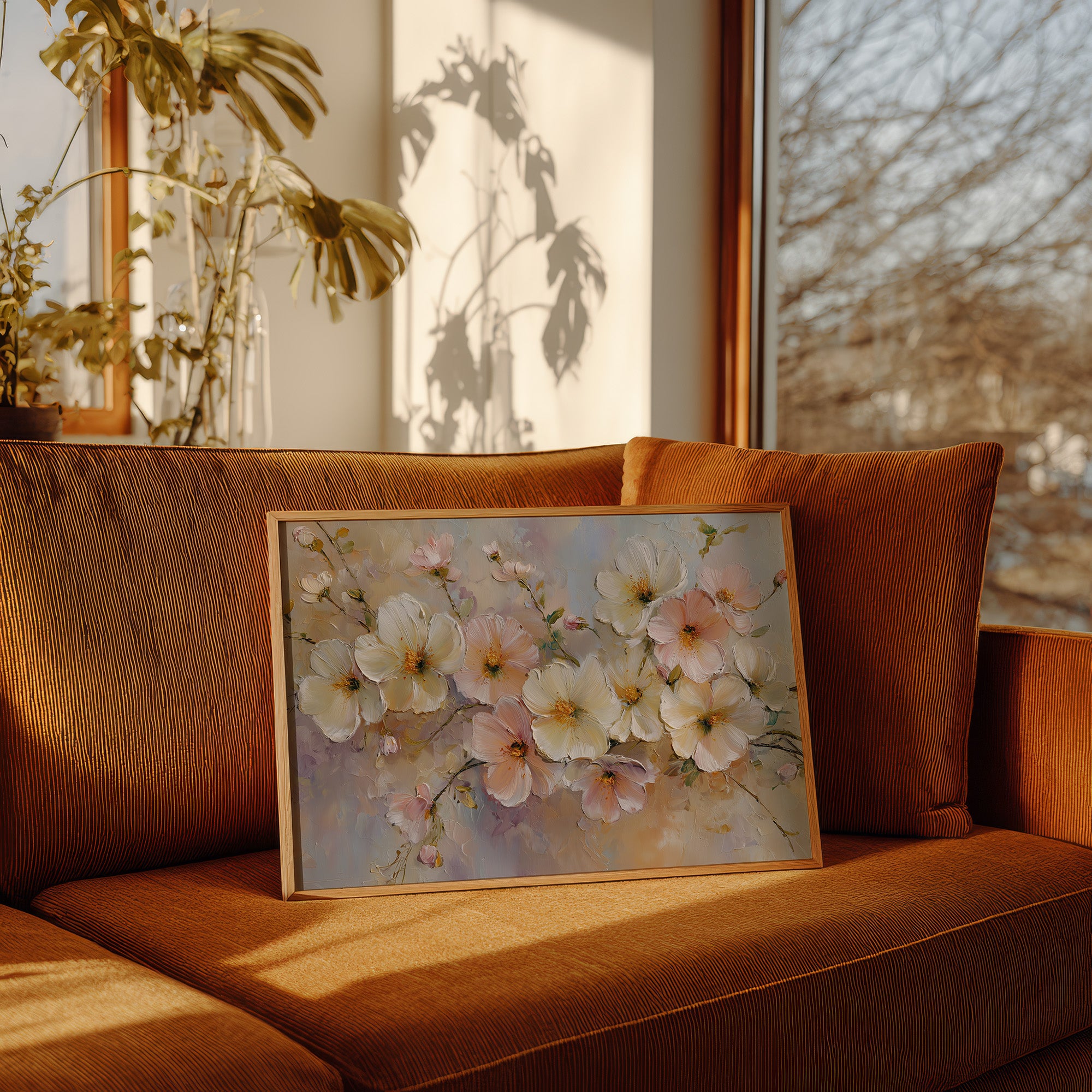 Blush Petals Catch Morning Light