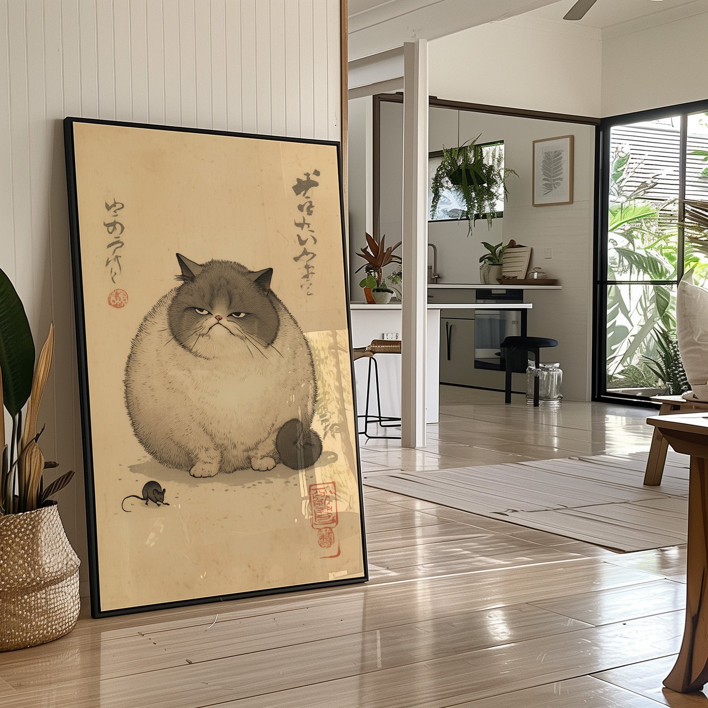 Grumpy Cat Meets Playful Mouse