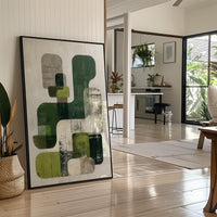 Moss Shapes Dance In Morning Light