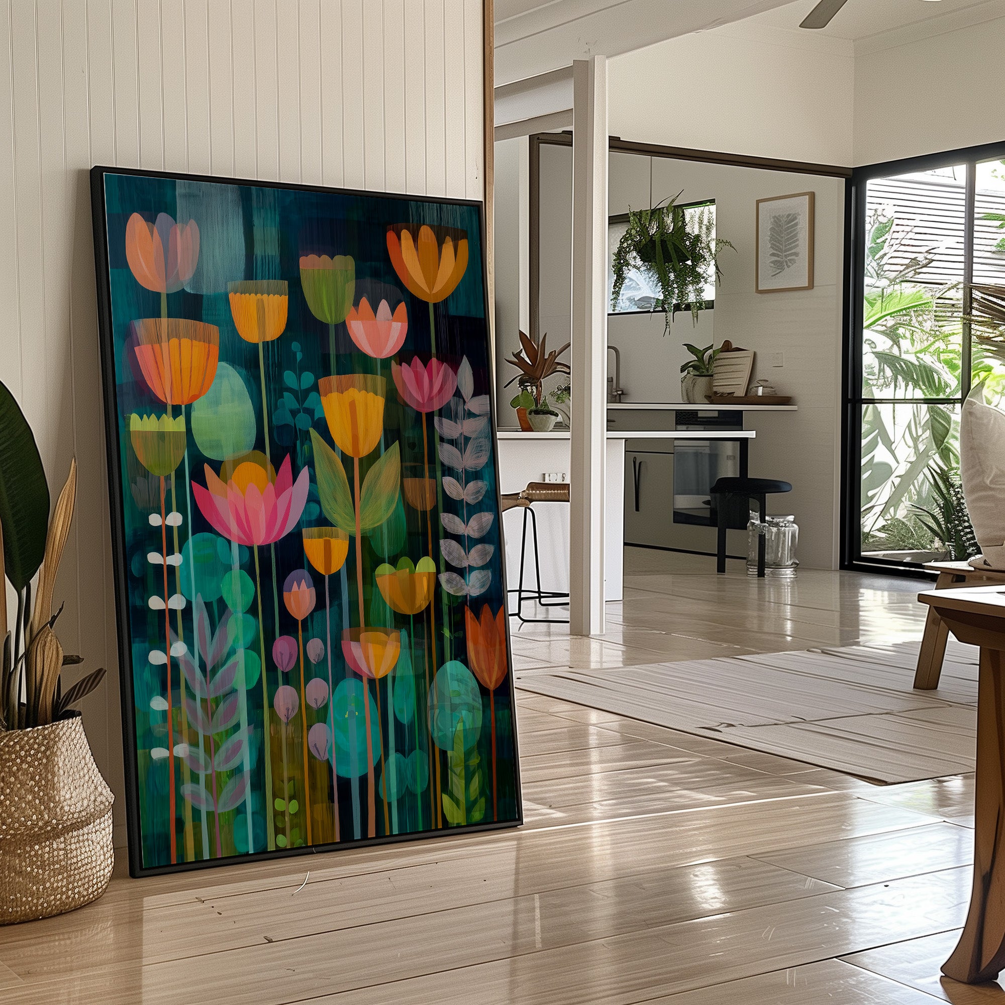 Tulips Toast The Evening Light