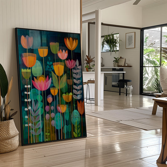 Tulips Toast The Evening Light