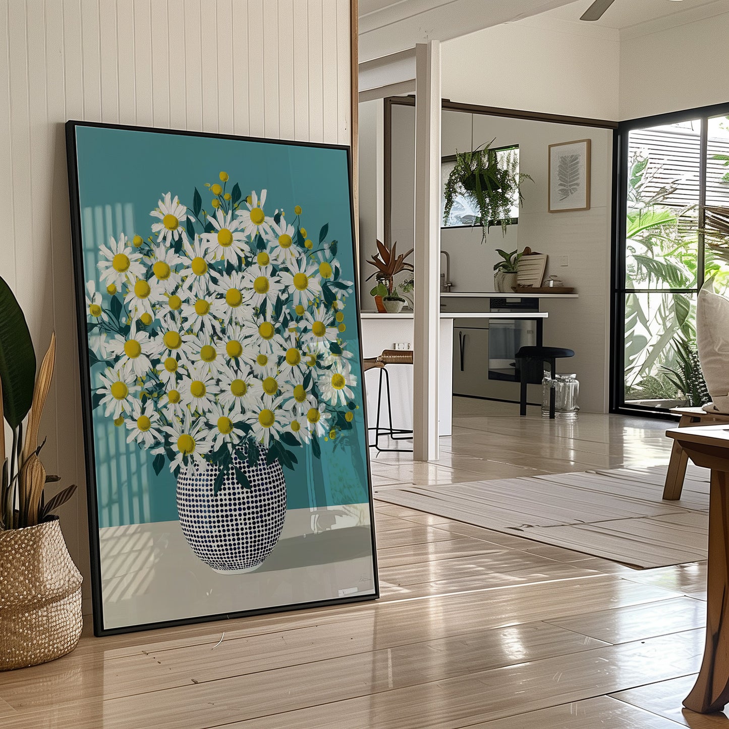 Daisies Dance In Morning Light
