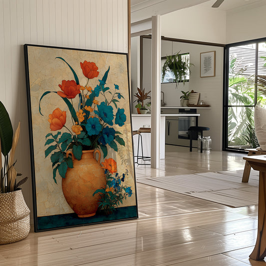 Terracotta Tales In Teal And Orange