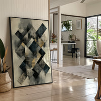 Geometric Shadows Dance At Dawn