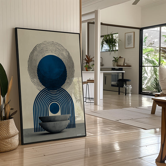 Blue Circles Dance In Morning Light