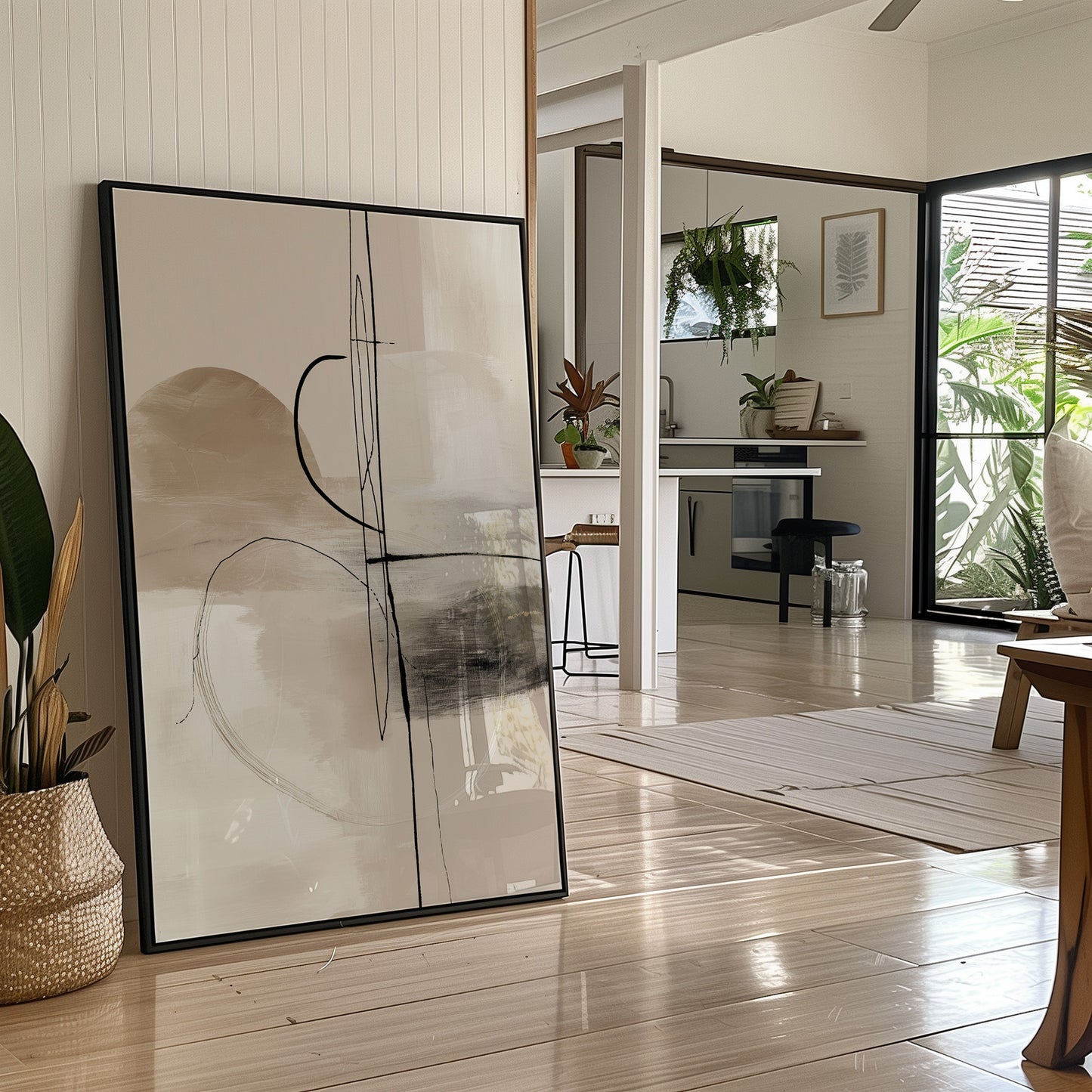 Lines Dance Through Morning Light