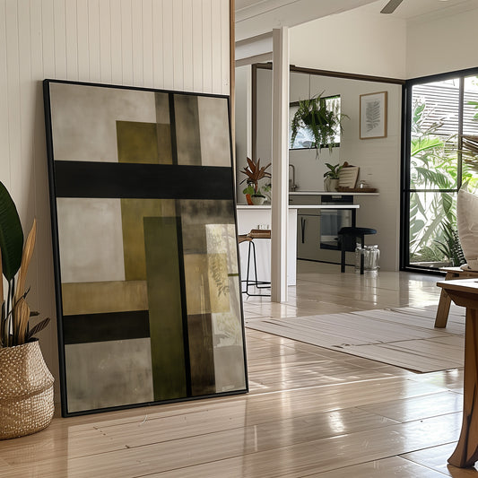 Olive Angles Meet Urban Comfort