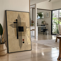 Lines Dance In Modernist Light