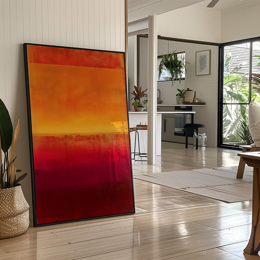 Sunset Colors Blend Their Stories