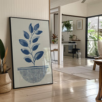 Blue Leaves Dance In Morning Light