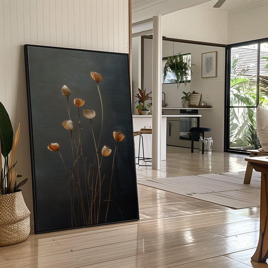 Dried Poppies Above Evening Spirits