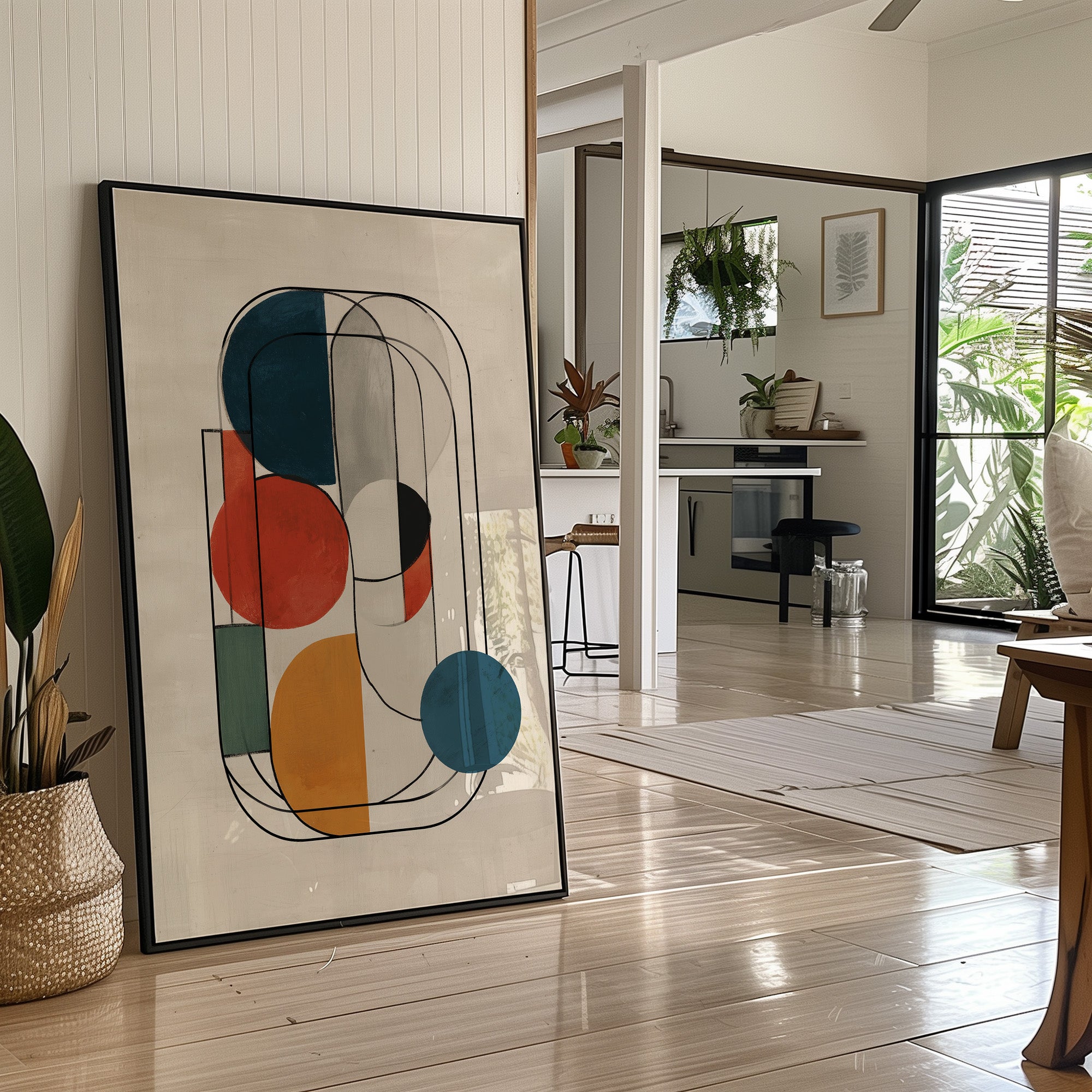 Circles Dance In Modern Lines