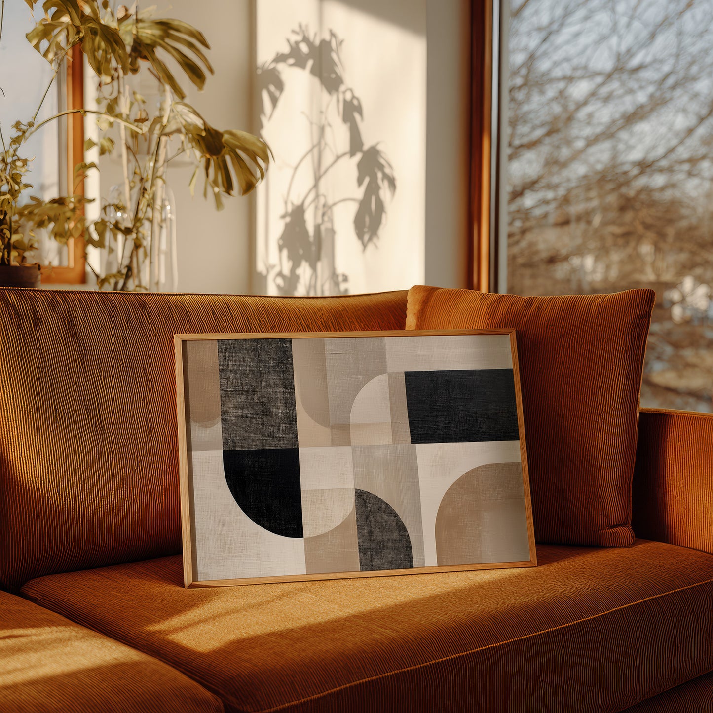 Morning Light Plays Geometric Tales