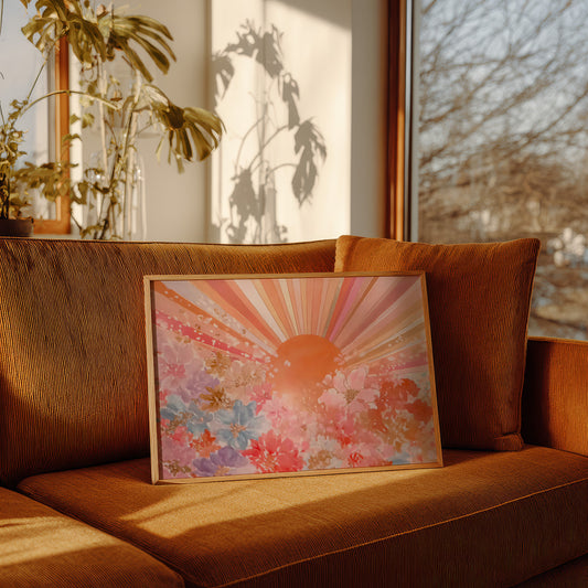 Morning Glory Blossoms Chase Sunbeams