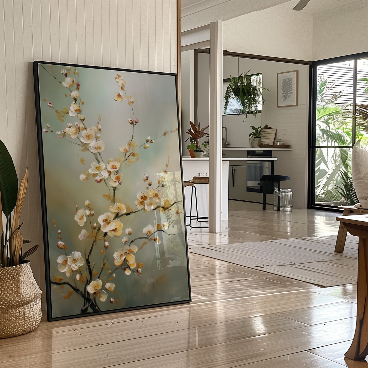 Plum Blossoms Dance In Morning Light