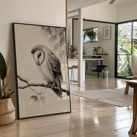 Twilight Perch In Gentle Gray