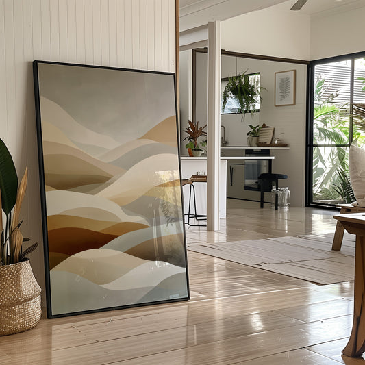 Desert Dunes Dance In Morning Light