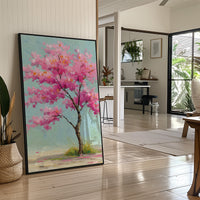 Cherry Blossoms Dance In Spring Wind