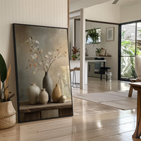 Delicate Blossoms Meet Modern Lines