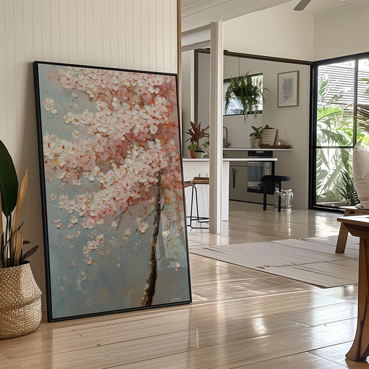 Cherry Blossoms Dance In Morning Light