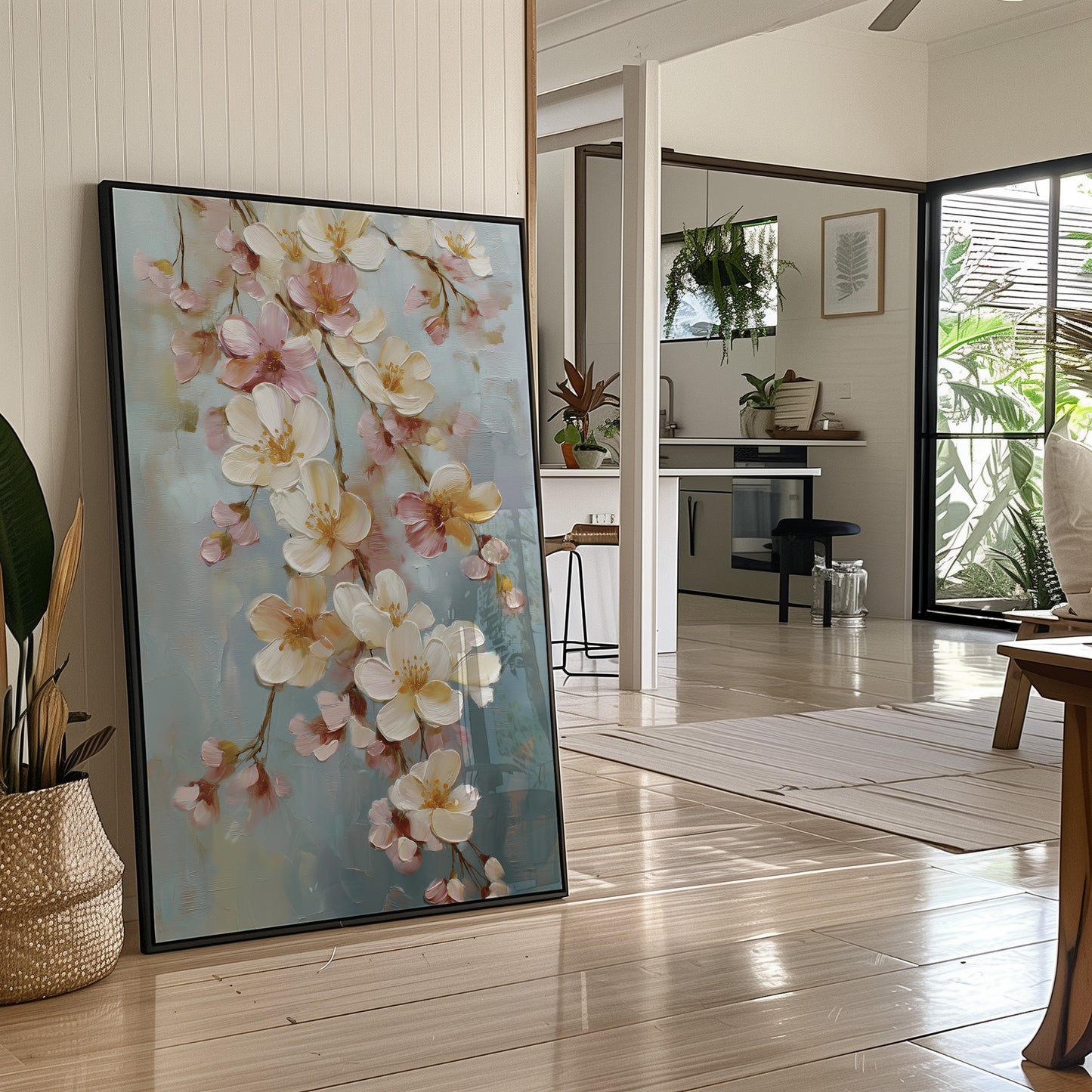 Cherry Blossoms Above Evening Spirits