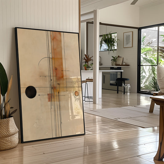 Lines Dance Through Desert Dawn