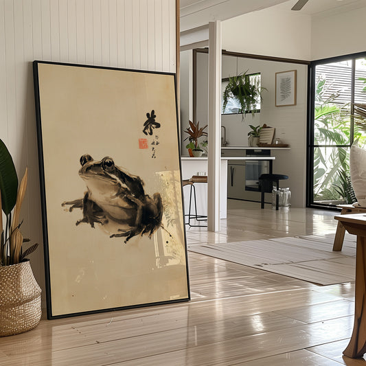 Quiet Frog Speaks Ancient Wisdom