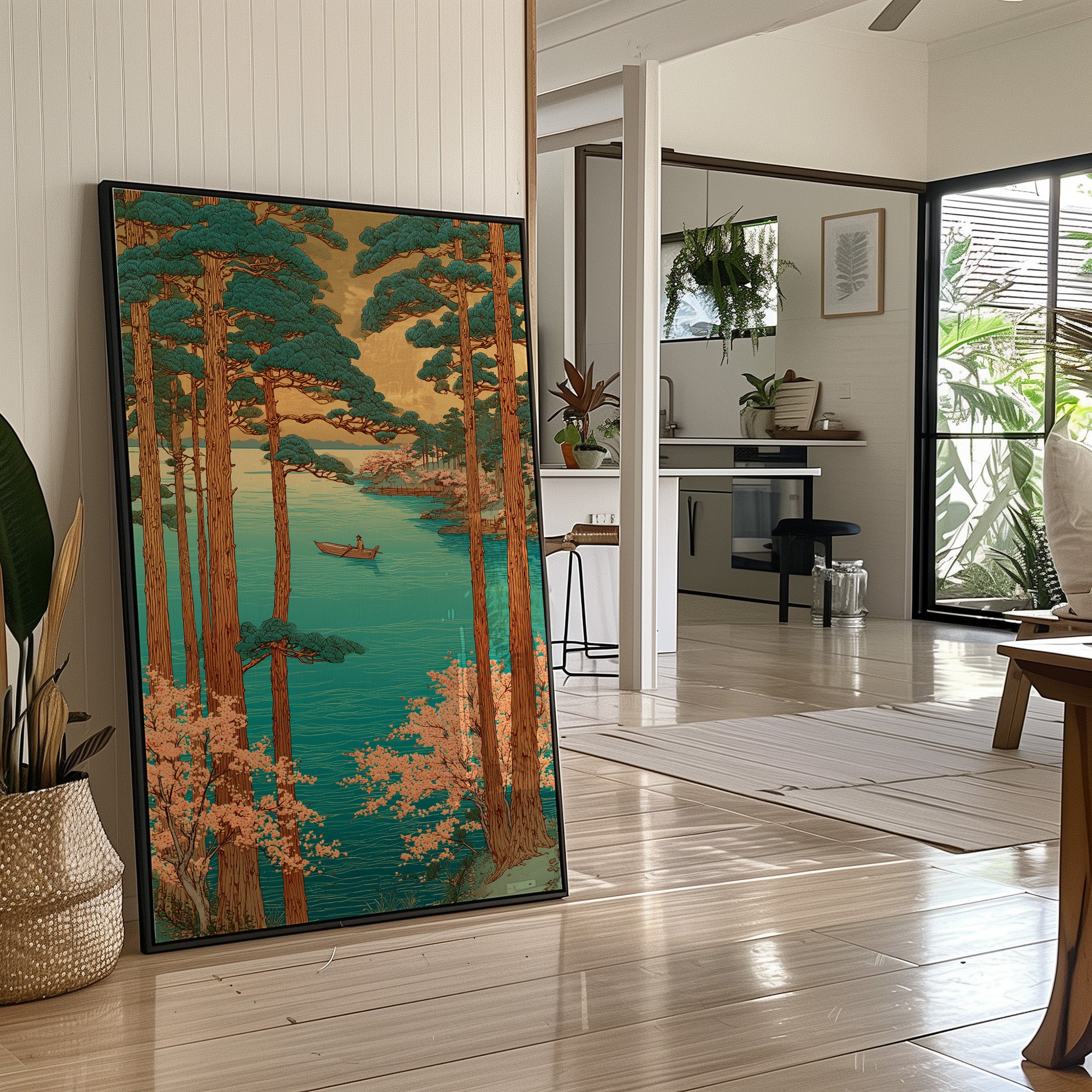 Pine Forest Meets Turquoise Waters