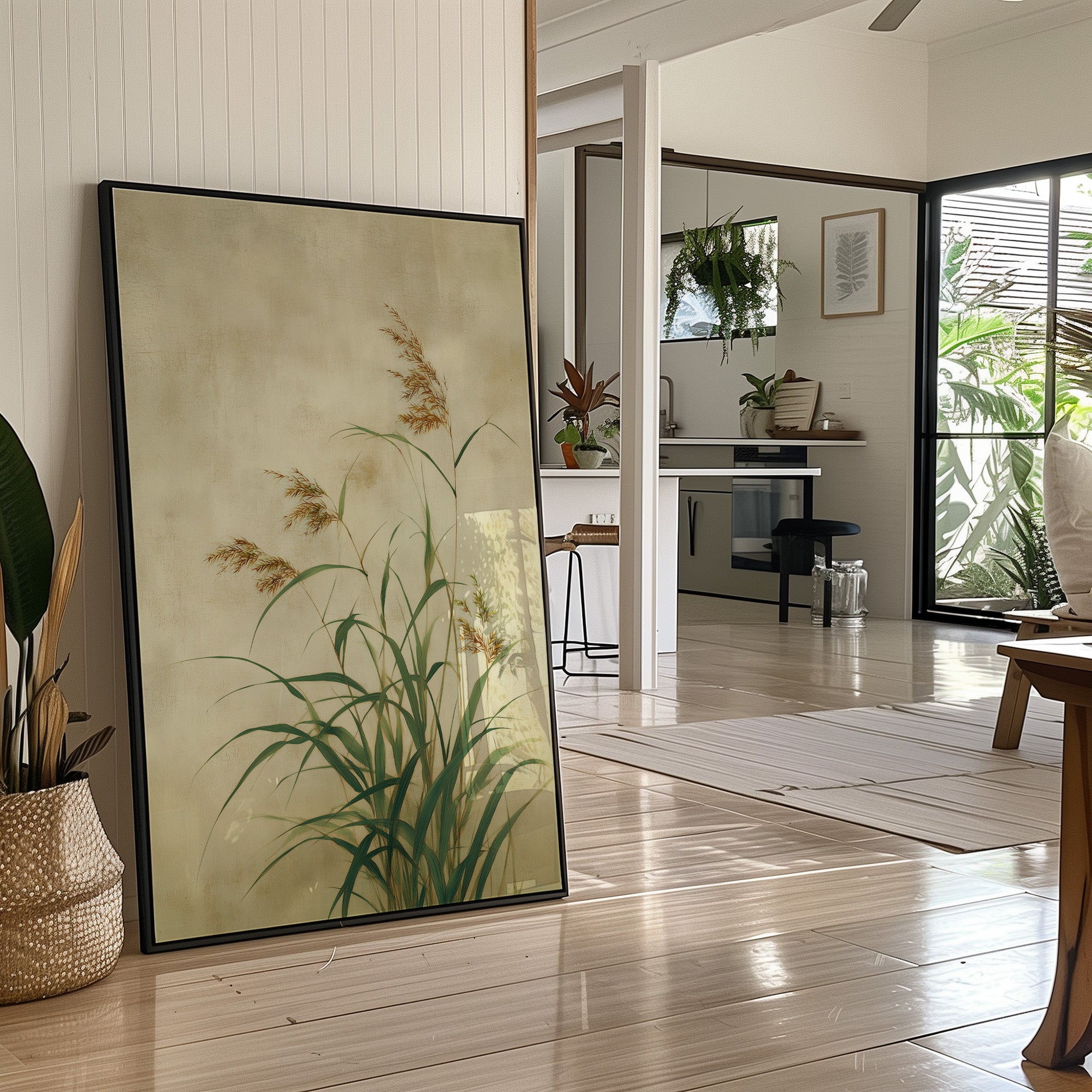 Tall Grasses Dance In Autumn Light
