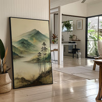 Misty Peaks Meet Urban Spirits