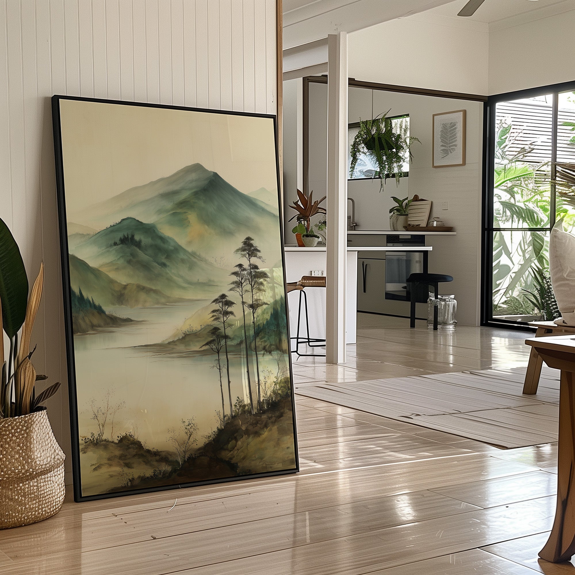 Misty Peaks Meet Urban Spirits