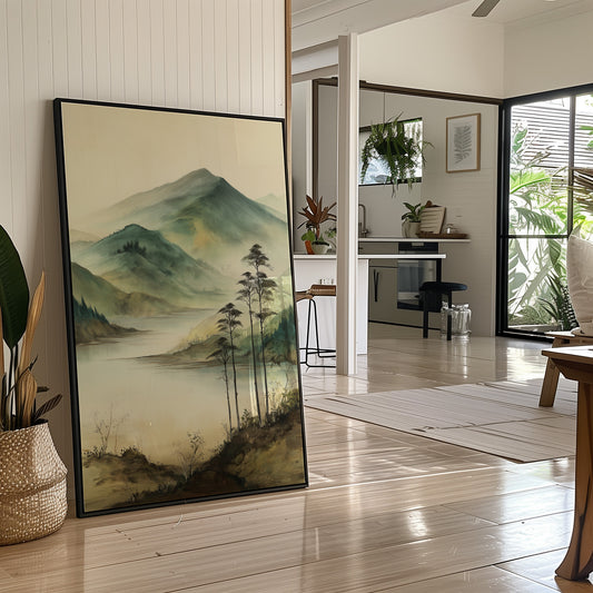 Misty Peaks Meet Urban Spirits