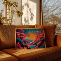 Sacred Mountain Blooms At Dawn