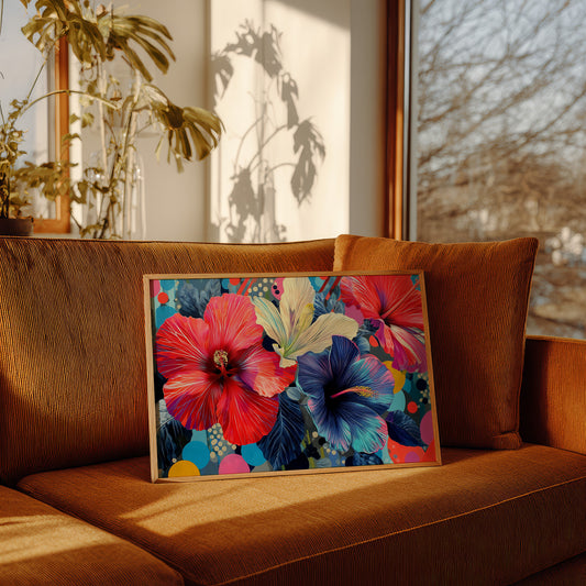 Tropical Blooms Catch Morning Light