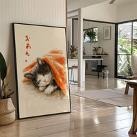 Sleepy Kitten's Japanese Afternoon Dream