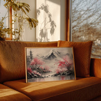 Cherry Blossoms Guard Mountain Temples