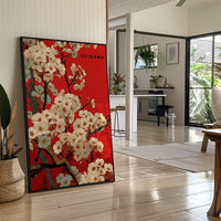 Cherry Blossoms Paint Okinawa Red