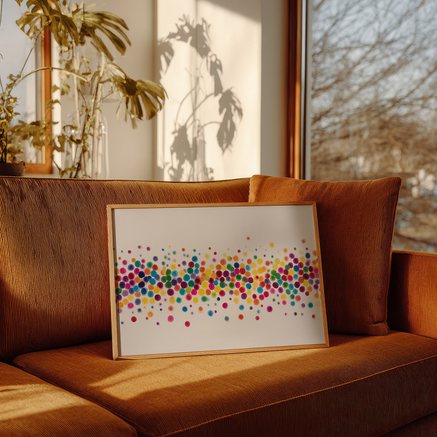 Confetti Dances In Morning Light