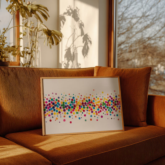 Confetti Dances In Morning Light