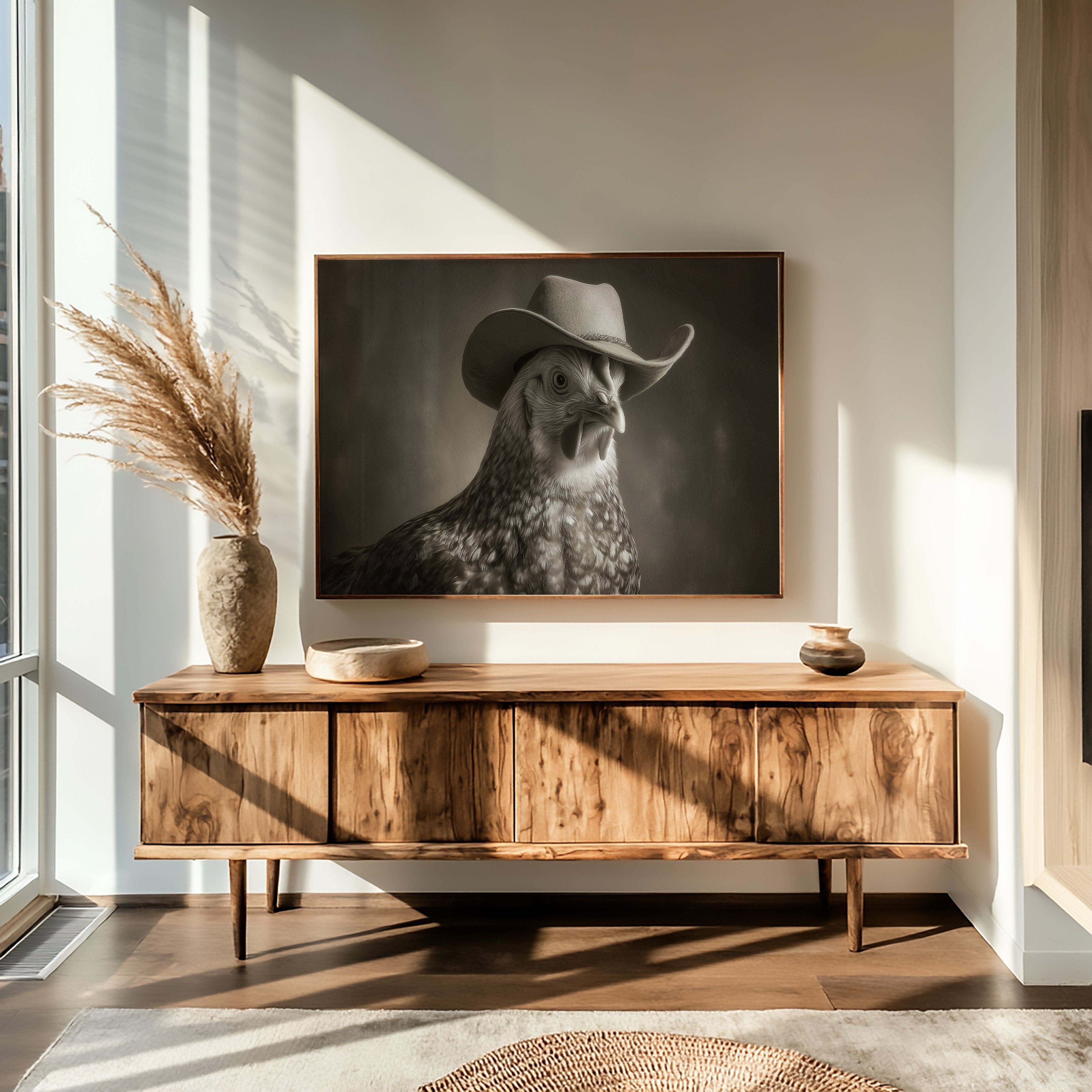 Barnyard Legend Wears Western Crown