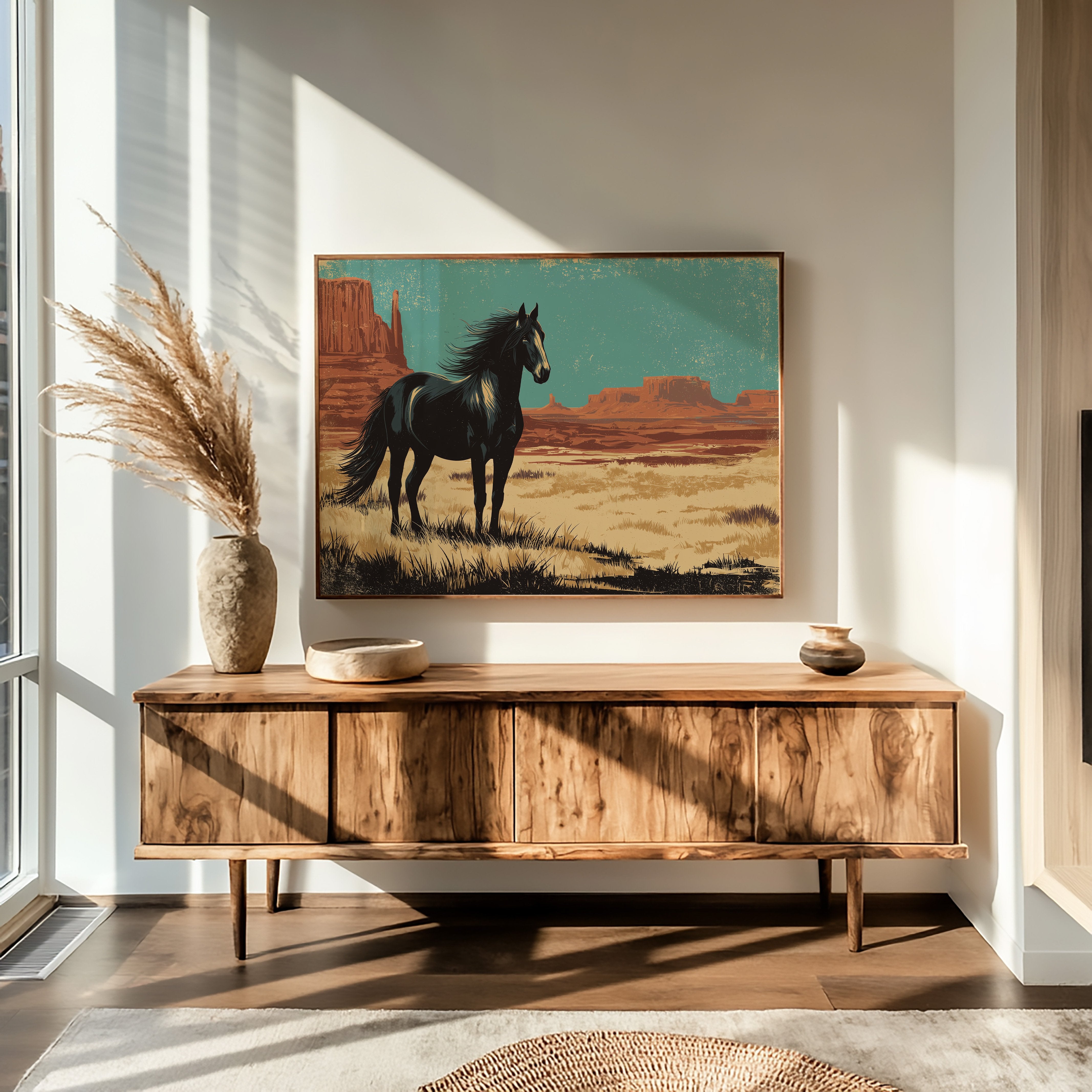 Midnight Stallion Claims Desert Throne