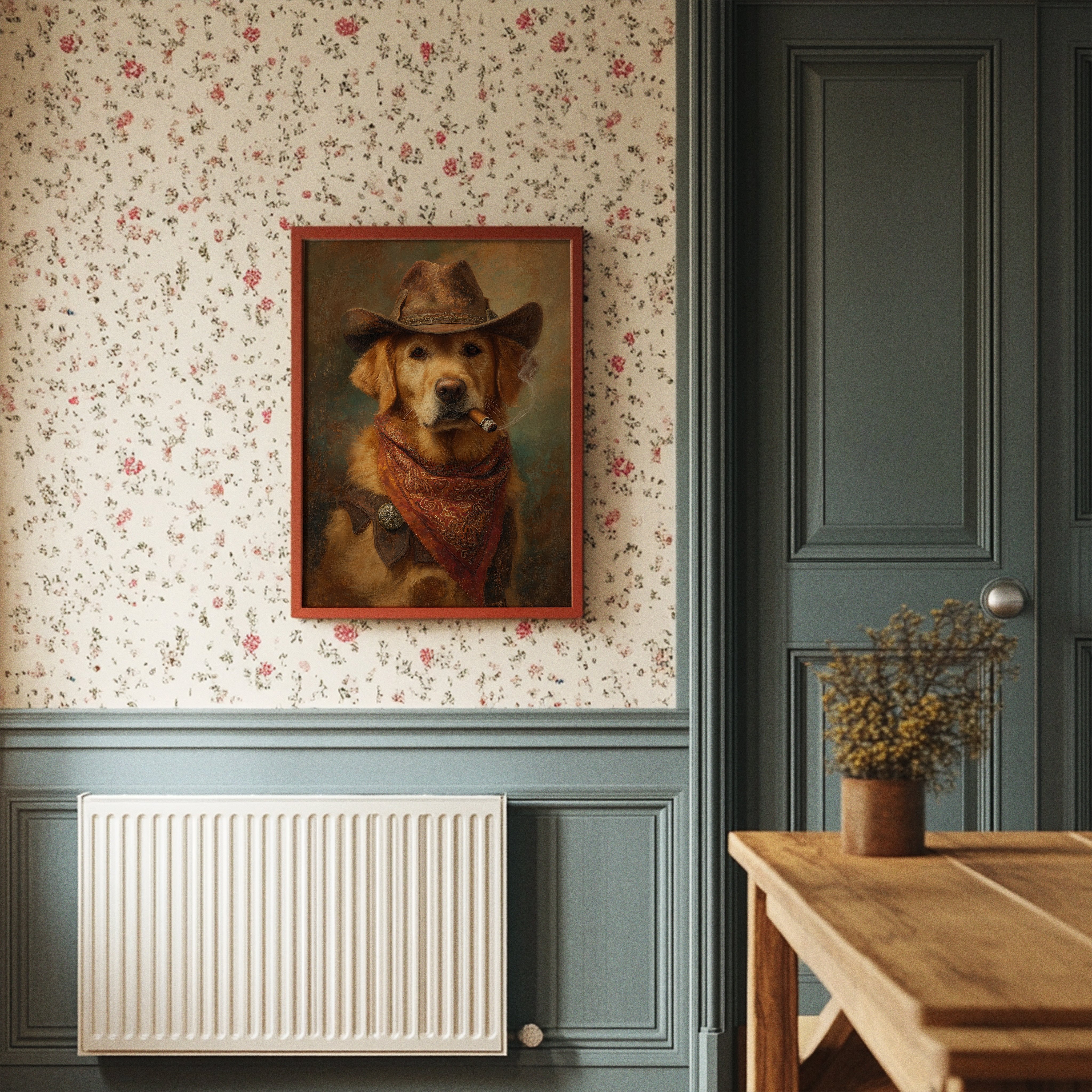 Frontier Paws With Cowboy Spirit