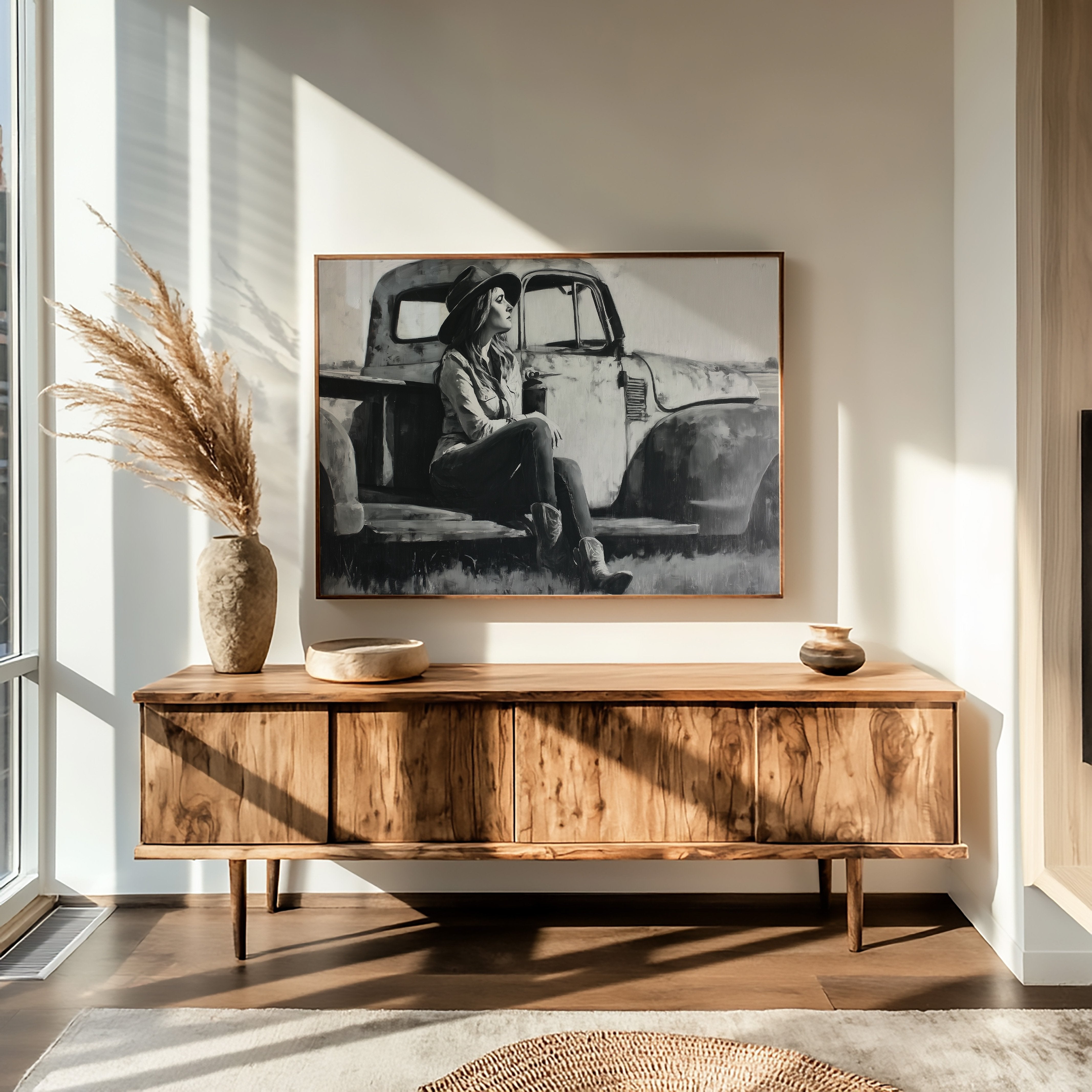 Vintage Soul On Pickup Tailgate