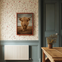 Highland Soul In Rustic Portrait